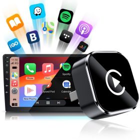 2026 Wireless carplay Adapter for iPhone/Android - Fast Connection,No Latency,Hands-Free Call wireless adapter Electronic Charger carplay dongle
