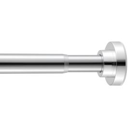 VEVOR Shower Curtain Rod, 28-76 Inches, 1 Inch Diameter Adjustable Spring Tension Stainless Steel Telescoping Rod with Holders