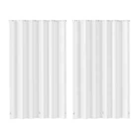 VEVOR Shower Curtain Liner, 8G Heavy-Duty PEVA Shower Liner, 2-Pack Waterproof Plastic Liners with 3 Magnets and 12 Rust-Resistant Metal Grommet