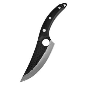 Hand forged boning knife (Option: black)