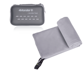 Camping Towels Super Absorbent, Fast Drying Microfiber Travel Towel, Ultra Soft Compact Gym Towel ,Sport Towel (Color: Gray, size: L 60x120cm)