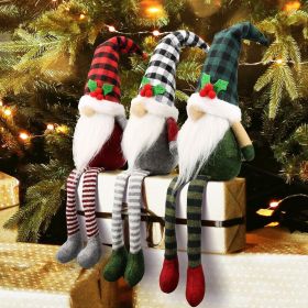 Christmas Gnomes Plush - Xmas Gnomes Santa Scandinavian Tomte Ornaments - Buffalo Check Plaid Christmas Doll - Xmas Decorations for Home, Office (Color: Christmas 3Pcs Gnomes)